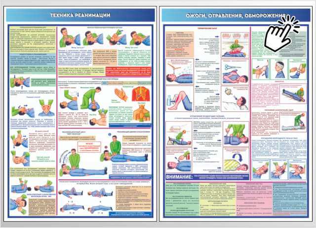 техника реанимации, ожоги, отравления, обморожения